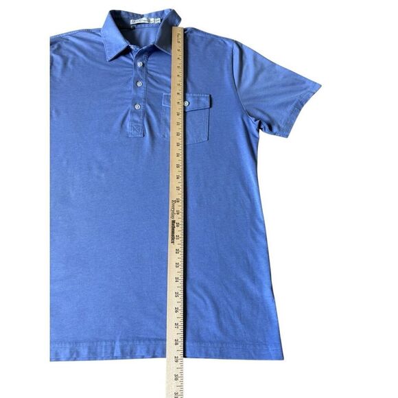 Criquet MEN'S TOP SHELF PLAYERS POLO Shirt size L Blue - Picture 5 of 6